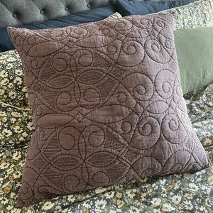 2 x pottery barn euro shams/pillows/cushion covers